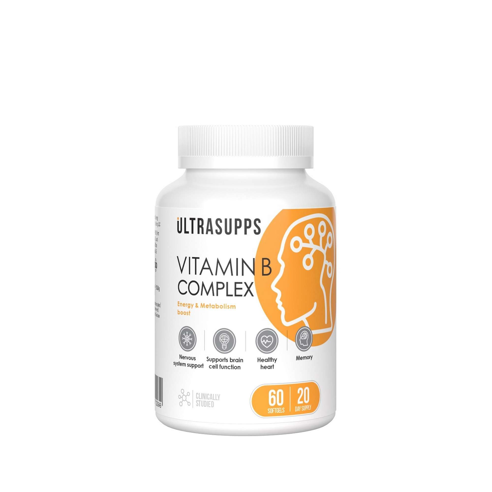 Изображение товара Витамин В комплекс UltraSupps/Ультрасаппс капсулы 430мг 60шт Изображение товара Витамин В комплекс UltraSupps/Ультрасаппс капсулы 430мг 60шт