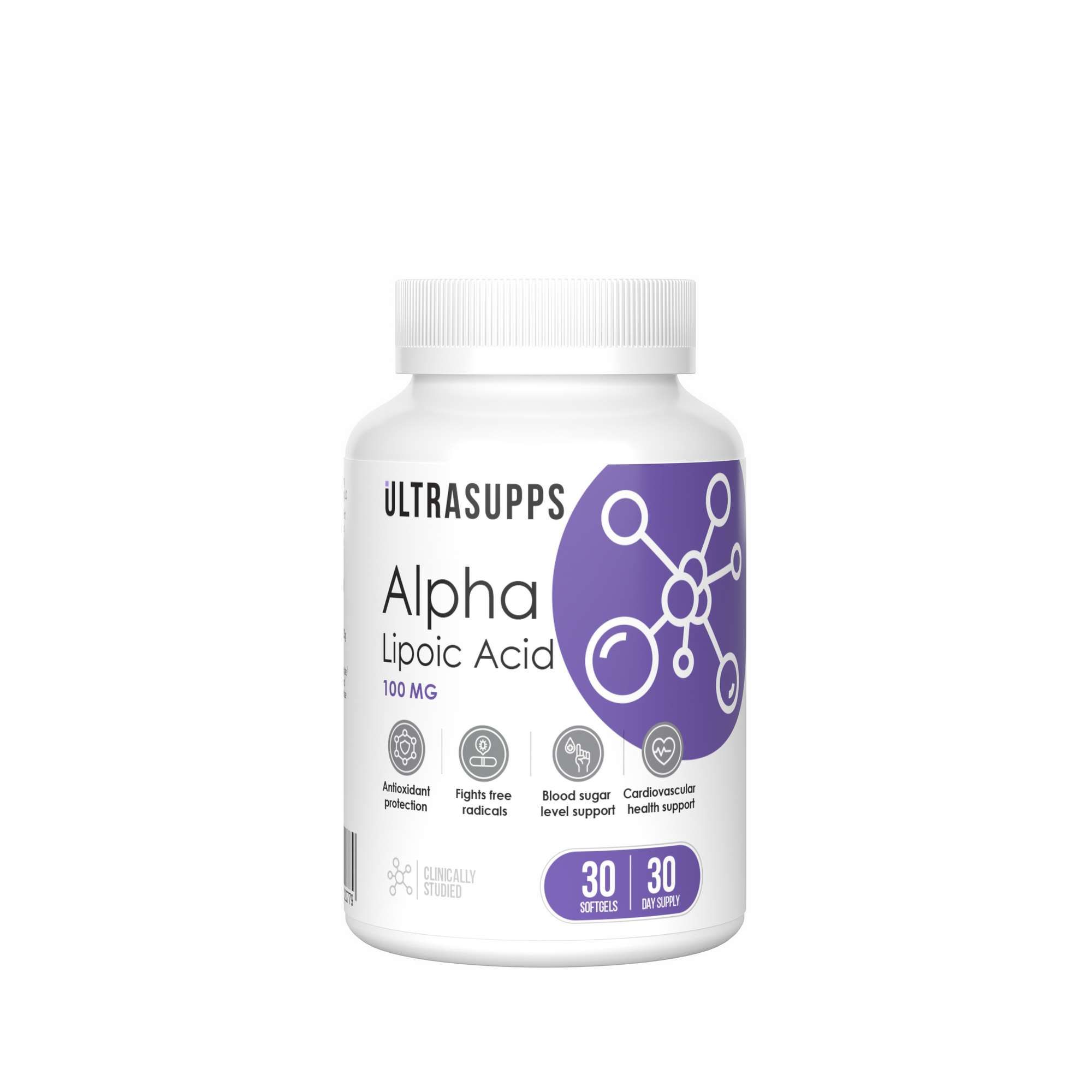 Изображение товара Альфа-липоевая кислота UltraSupps/Ультрасаппс капсулы 750мг 30шт Изображение товара Альфа-липоевая кислота UltraSupps/Ультрасаппс капсулы 750мг 30шт