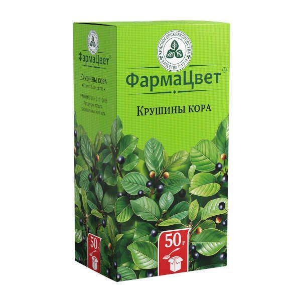 Изображение товара Крушины кора пачка 50г Изображение товара Крушины кора пачка 50г
