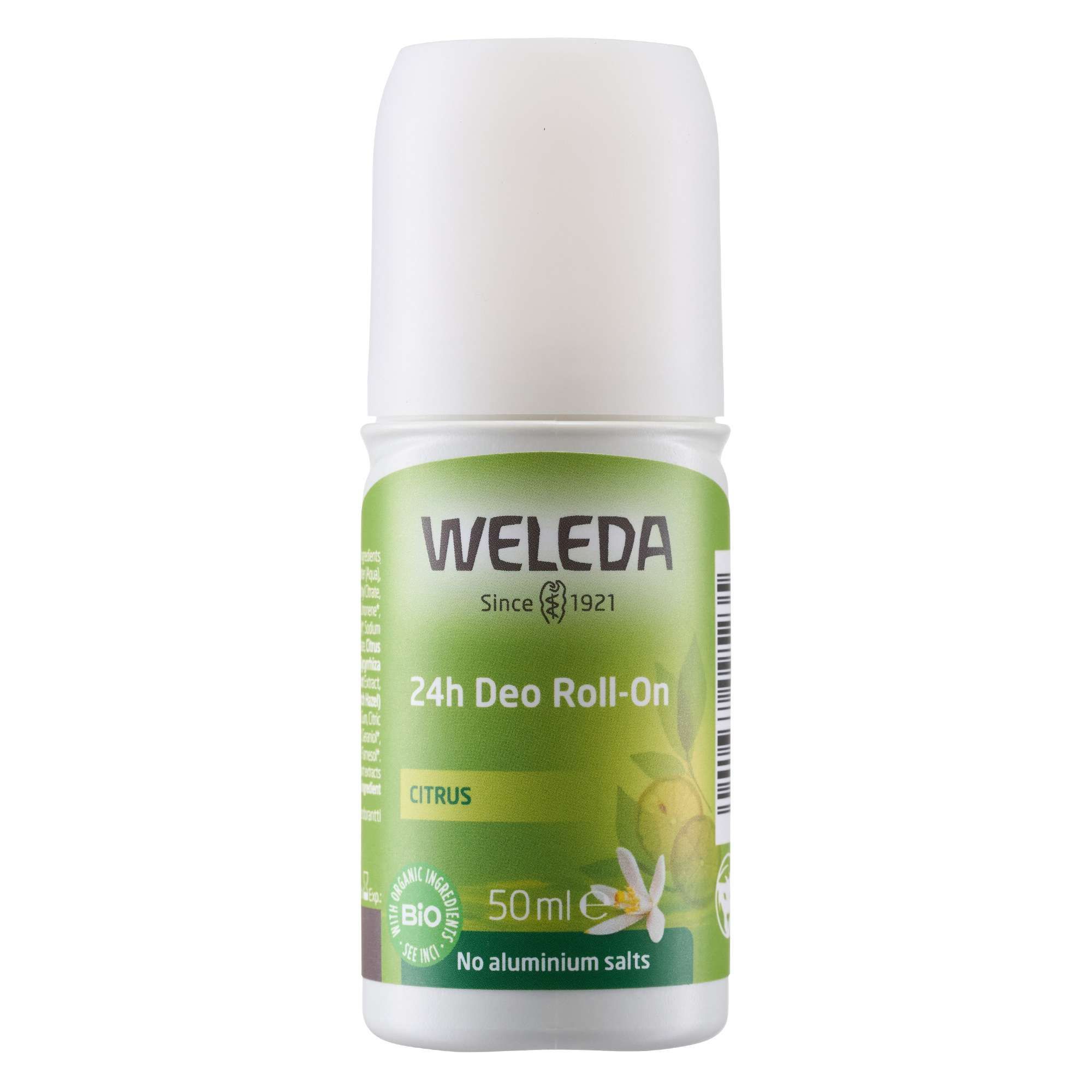 Изображение товара Дезодорант цитрусовый 24 часа Roll-On Weleda 50 мл натуральный без солей алюминия Изображение товара Дезодорант цитрусовый 24 часа Roll-On Weleda 50 мл натуральный без солей алюминия