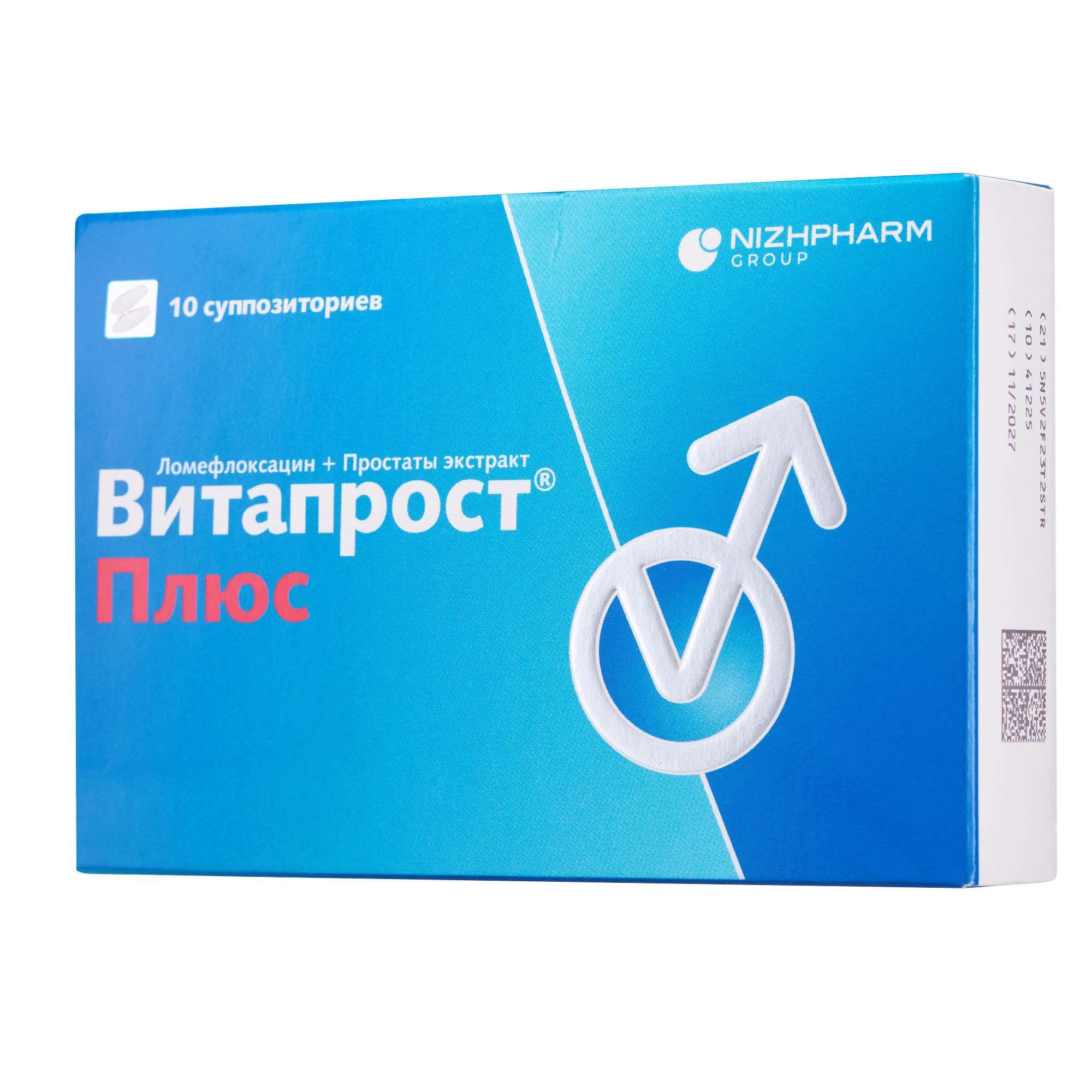 Изображение товара Витапрост Плюс суппозитории ректальные 10шт для лечения простатита Изображение товара Витапрост Плюс суппозитории ректальные 10шт для лечения простатита