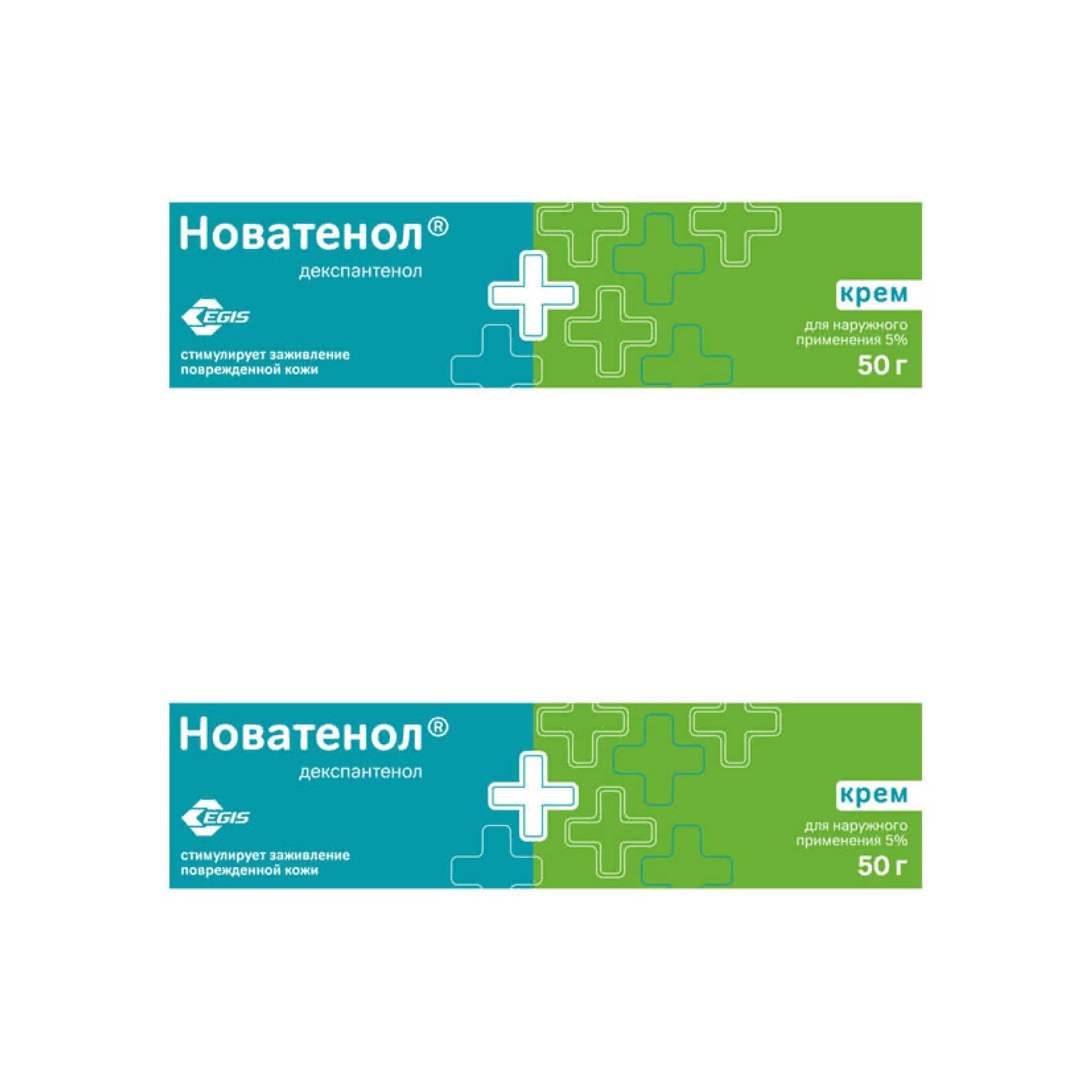 Изображение товара 2Х Новатенол крем для наружного применения 5% (туба) 50г №1