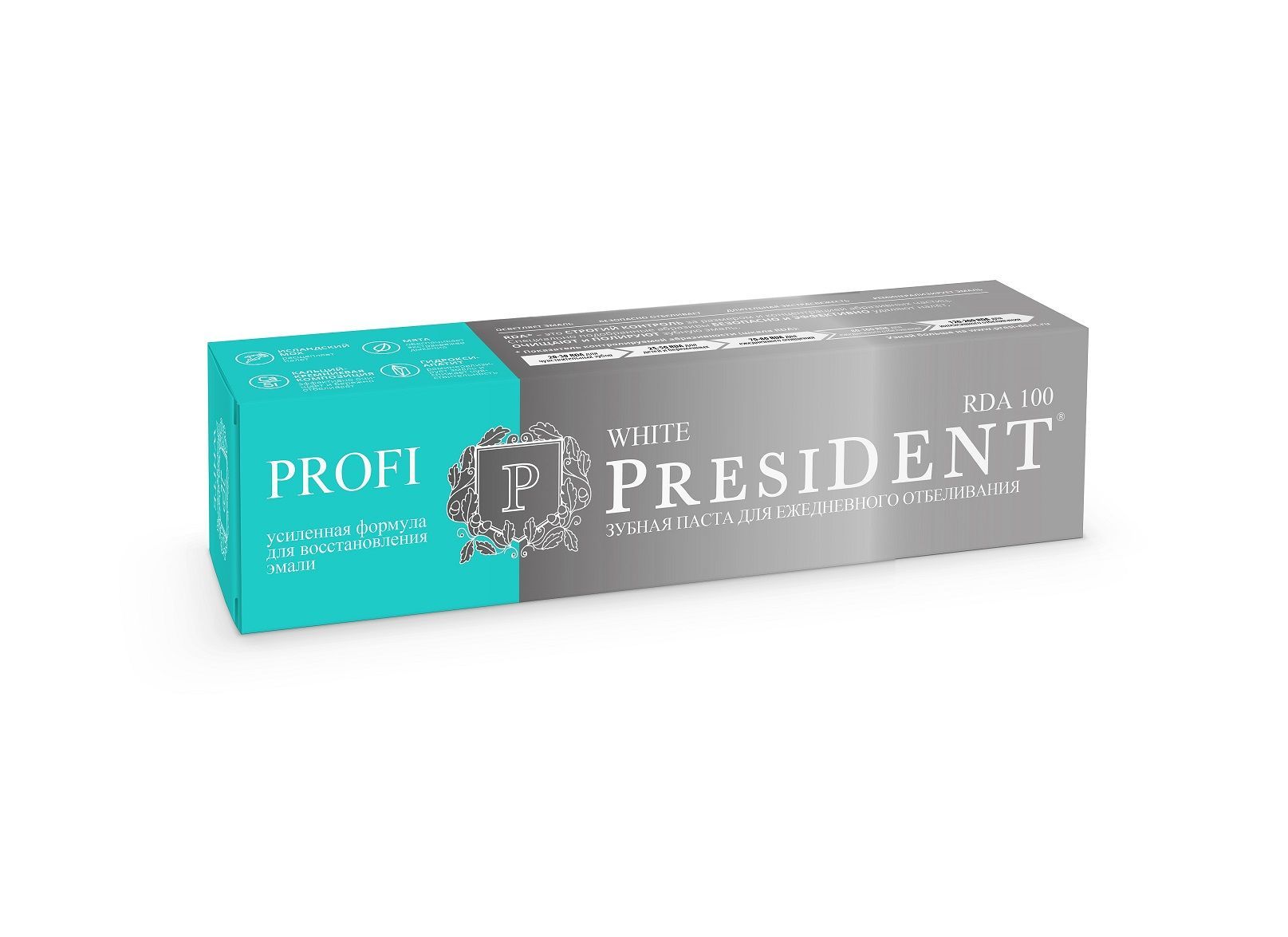 Изображение товара Паста зубная Profi White President/Президент 50мл