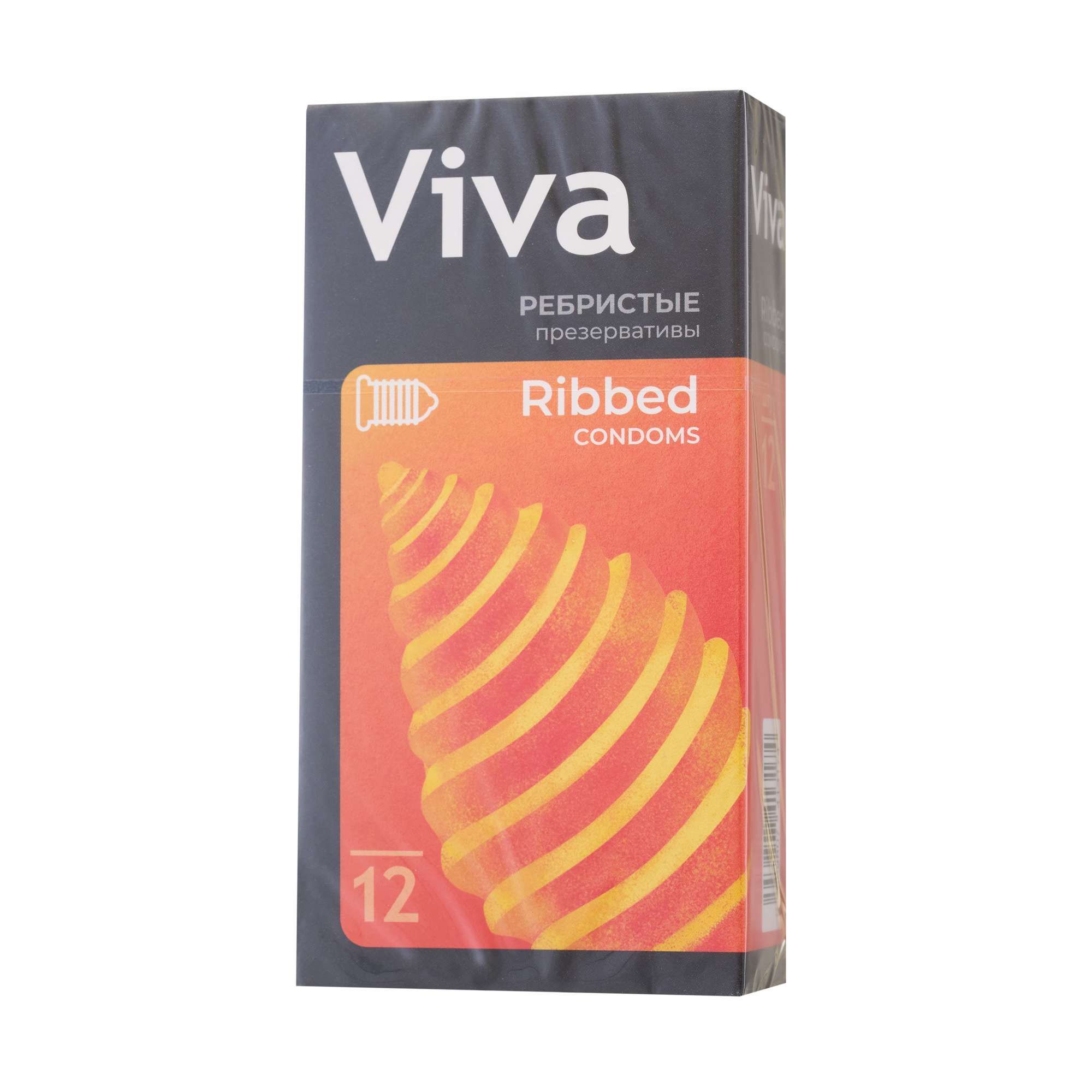 Изображение товара Презервативы ребристые Viva 12шт для качественной защиты Изображение товара Презервативы ребристые Viva 12шт для качественной защиты
