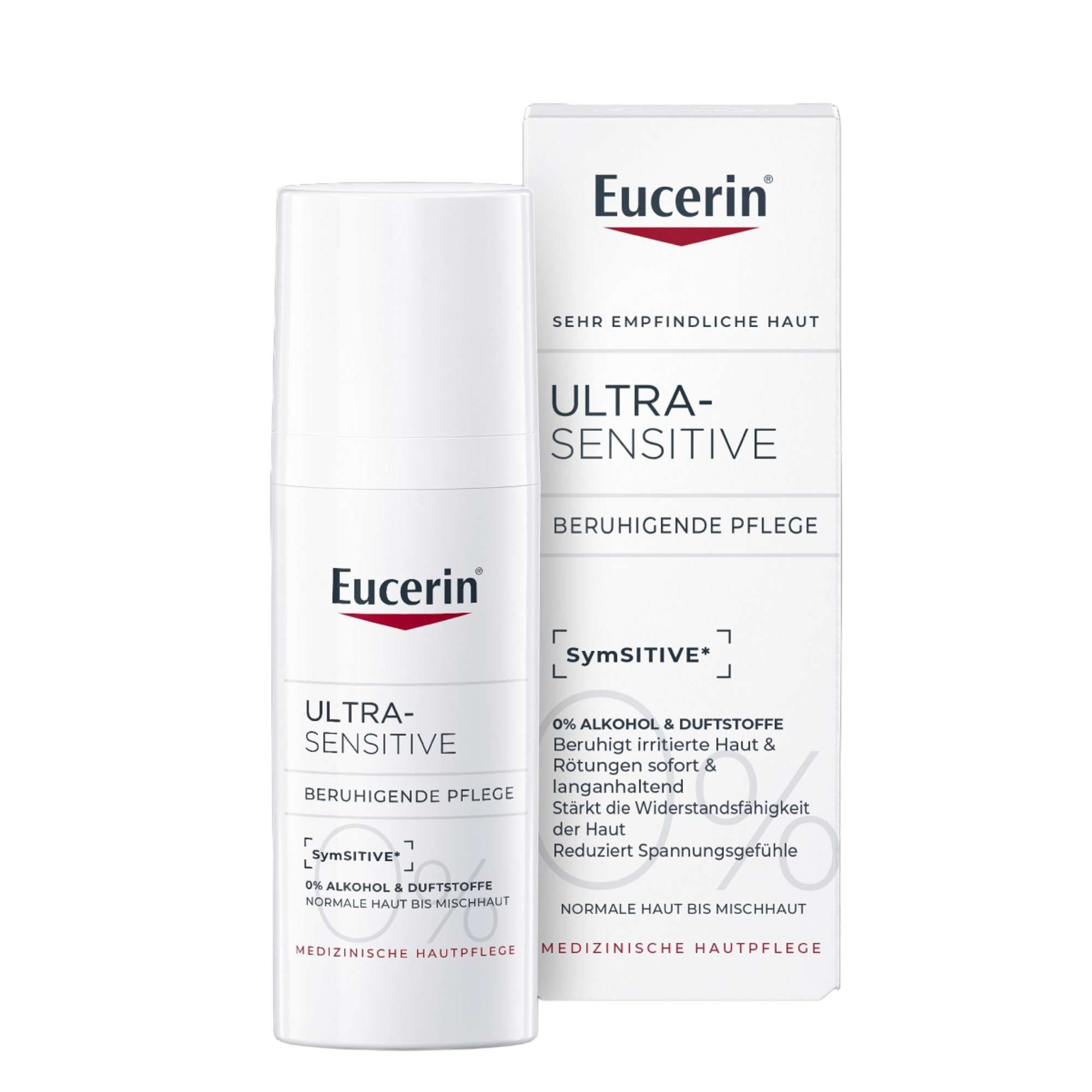 Изображение товара Крем для чувствительной кожи Eucerin Ultra Sensitive 50 мл успокаивающий гиперчувствительность Изображение товара Крем для чувствительной кожи Eucerin Ultra Sensitive 50 мл успокаивающий гиперчувствительность