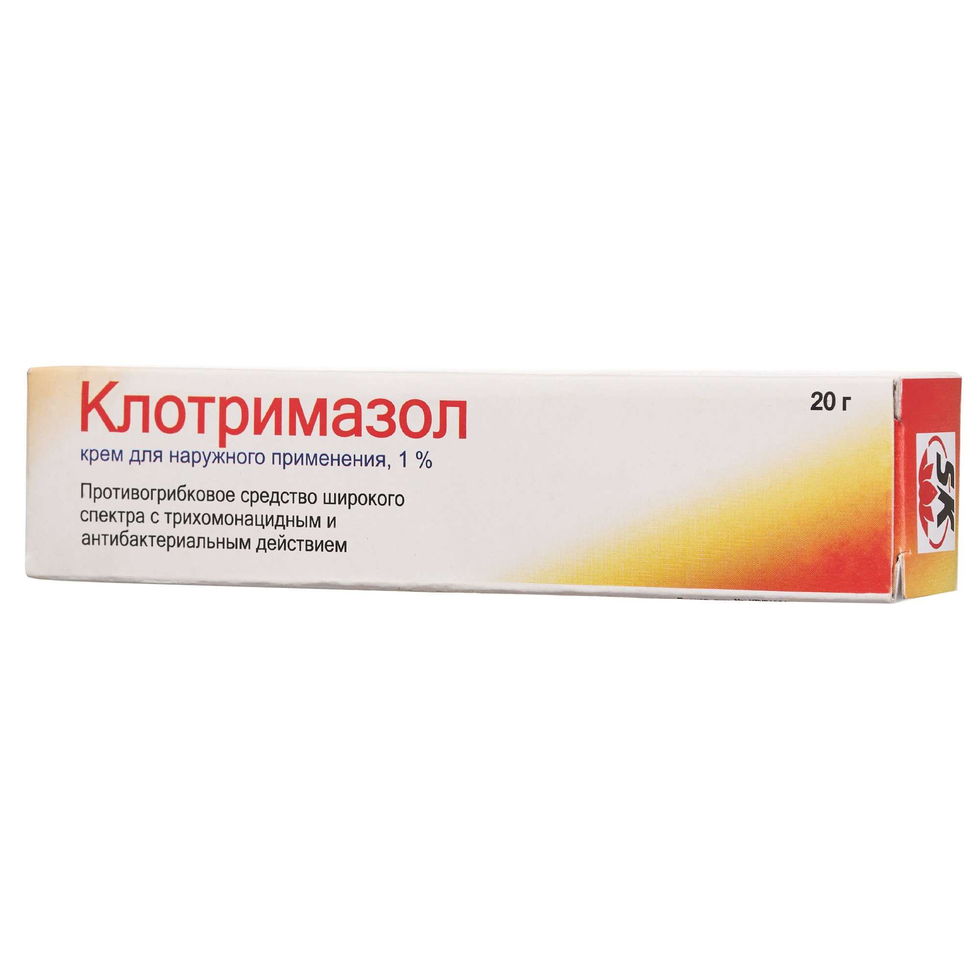 Изображение товара Клотримазол крем 1% для наружного применения 20г