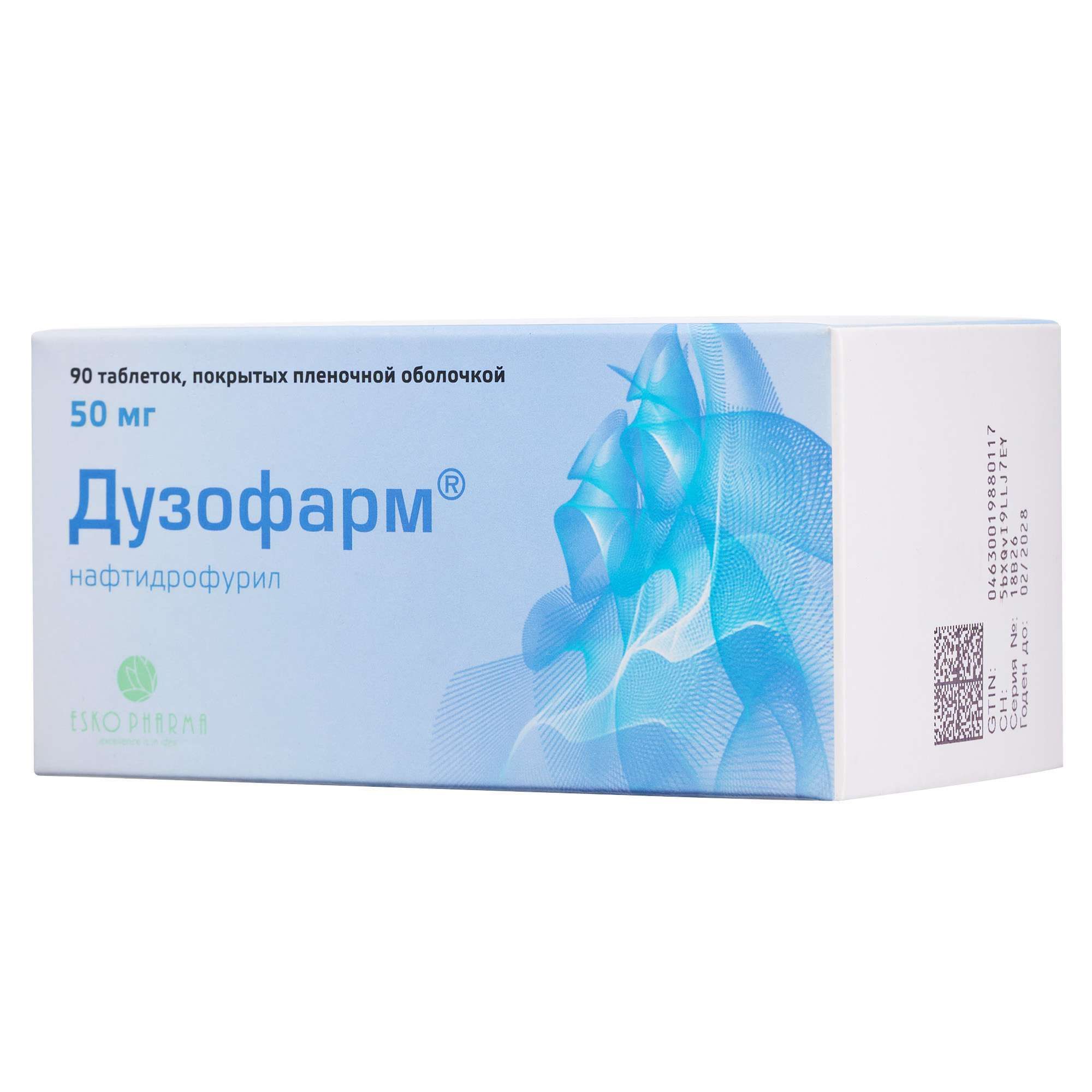 Изображение товара Дузофарм таблетки п/о плен. 50мг 90шт