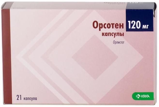 Изображение товара Орсотен капсулы 120 мг 21 шт для снижения веса и ожирения Изображение товара Орсотен капсулы 120 мг 21 шт для снижения веса и ожирения