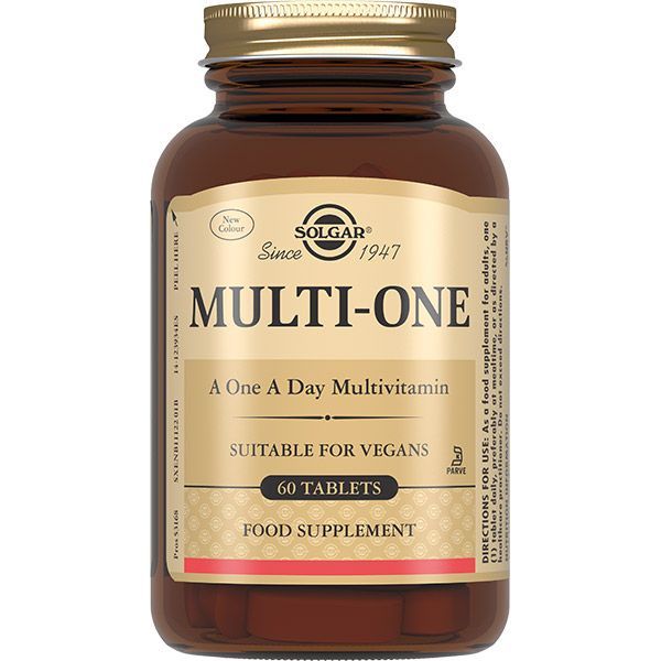 Изображение товара Мульти-ONE Солгар таблетки 1650мг 60 шт натуральный комплекс витаминов и минералов