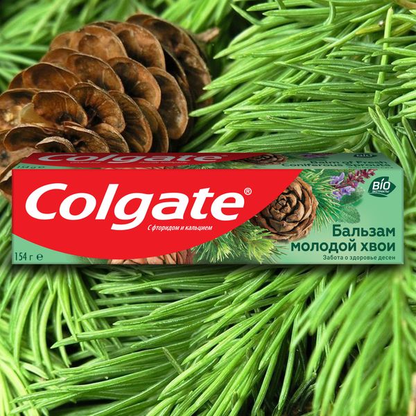 Паста зубная бальзам молодой хвои Colgate/Колгейт 154г (100 мл) фото №5