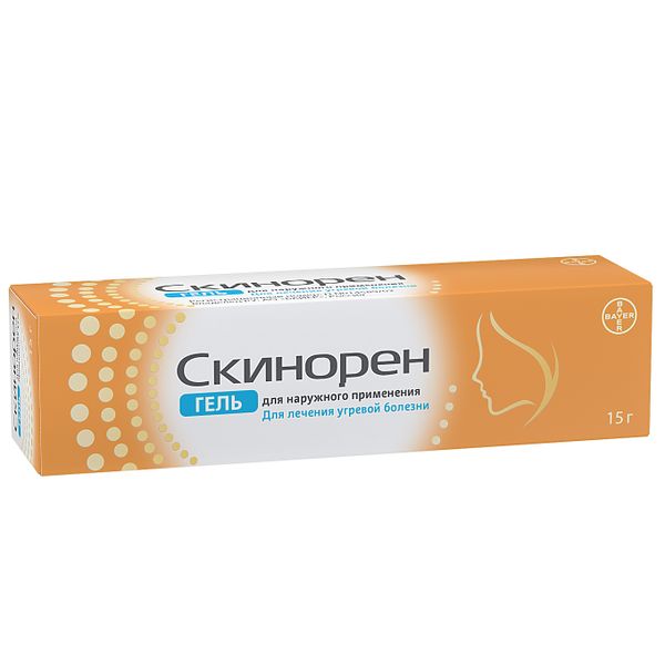 Скинорен гель для наружного применения 15% 15г