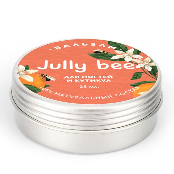 Бальзам для ногтей и кутикул с эфирным маслом лемонграсса Jully Bee/Джули Би 25мл фото №3