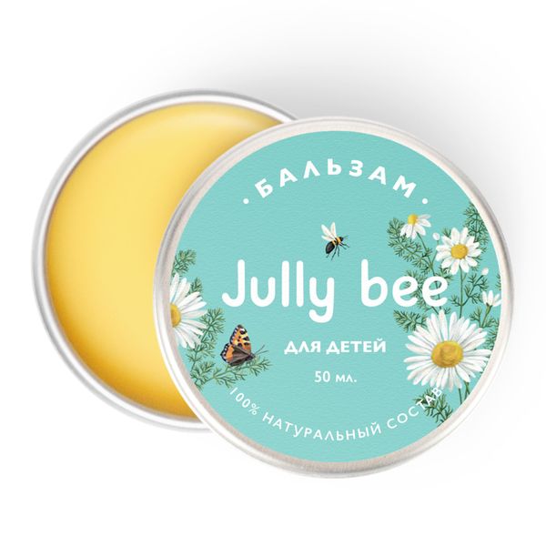 Бальзам с экстрактом ромашки на основе пчелиного воска детский Jully Bee/Джули Би 50мл фото №2