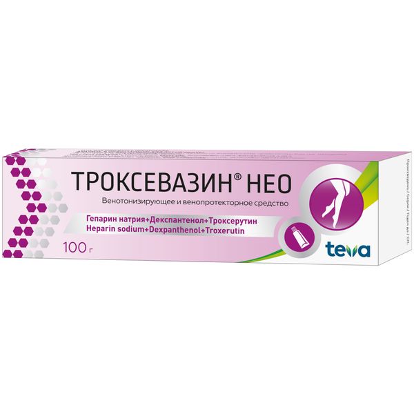 Троксевазин Нео гель для наружного применения 100г фото №2