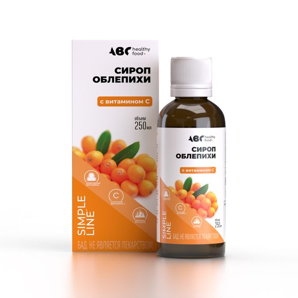 Облепиха с витамин С ABC Healthy Food сироп 250мл