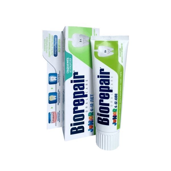 Паста зубная сладкая мята детская 6-12 лет Junior Biorepair/Биорепэйр 75мл