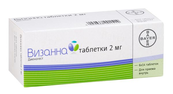 Визанна таблетки 2мг 84шт