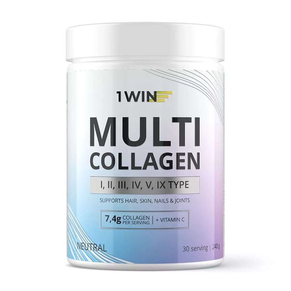 Коллаген мульти+Витамин С вкус нейтральный 1Win 240г