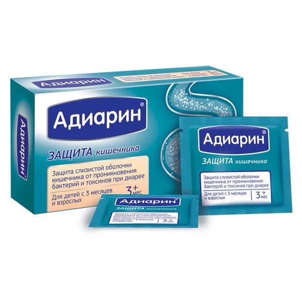 Адиарин порошок для приг. раствора для приема внутрь саше 250мг 8шт