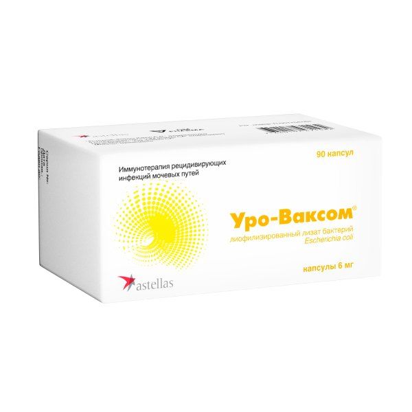 Уро-ваксом капсулы 6мг 90шт