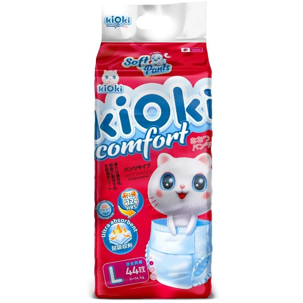 Kioki детские трусики  comfort soft  l (9-14 кг) 44 шт.