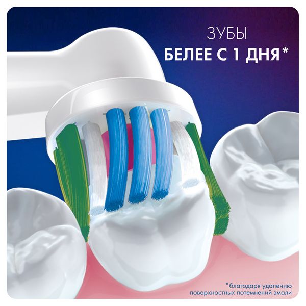 Насадка сменная для электрических зубных щеток 3D White CleanMaximiser Oral-B/Орал-би 4шт (EB18рRB) фото №8