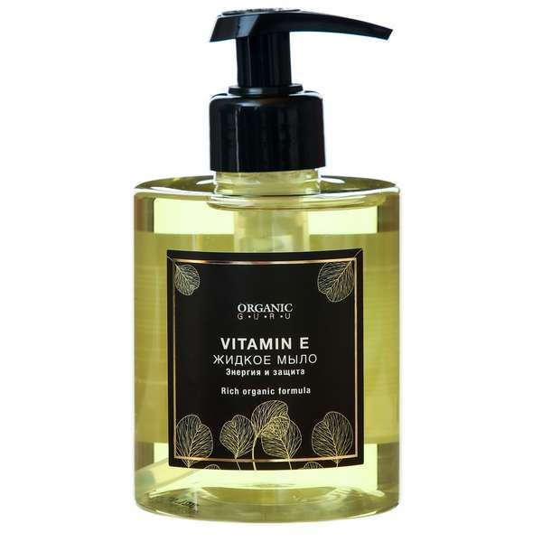 Мыло жидкое Vitamin E Organic Guru 300мл фото №2