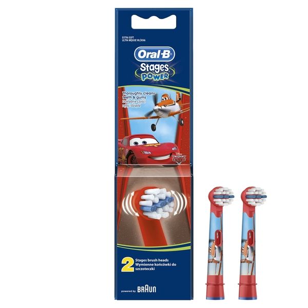 Насадка для детской электрической зубной щетки Stages Power Oral-B/Орал-би 2шт (85006930) фото №4