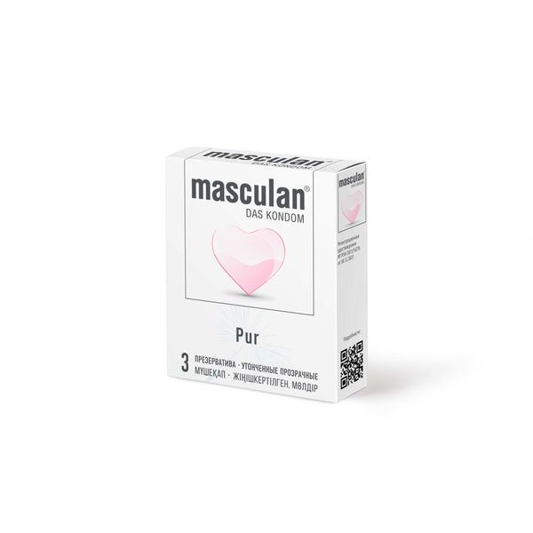 Презервативы утонченные прозрачные Pur Masculan/Маскулан 3шт Презервативы утонченные прозрачные Pur Masculan/Маскулан 3шт