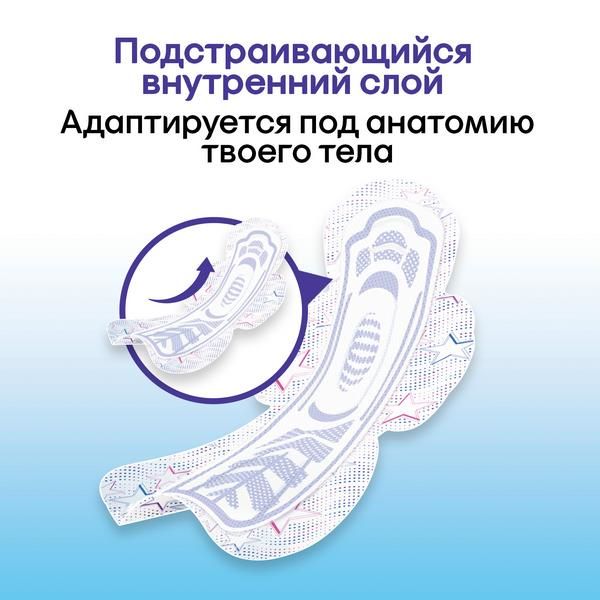 Прокладки гигиенические Night Ultra Net Kotex/Котекс 14шт фото №7