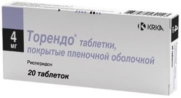 Торендо таблетки п/о плен. 4мг 20шт