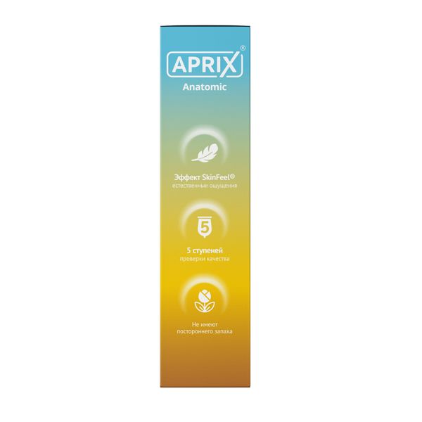 Презервативы анатомические Anatomic Aprix/Априкс 12шт фото №4 Презервативы анатомические Anatomic Aprix/Априкс 12шт фото №4