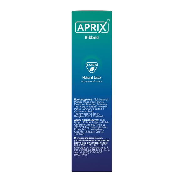 Презервативы ребристые Ribbed Aprix/Априкс 12шт фото №5 Презервативы ребристые Ribbed Aprix/Априкс 12шт фото №5