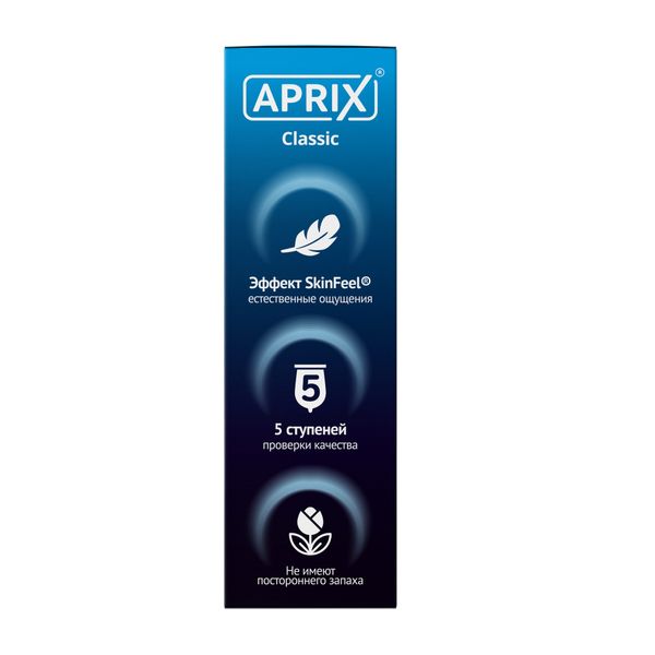Презервативы классические Classic Aprix/Априкс 3шт фото №4
