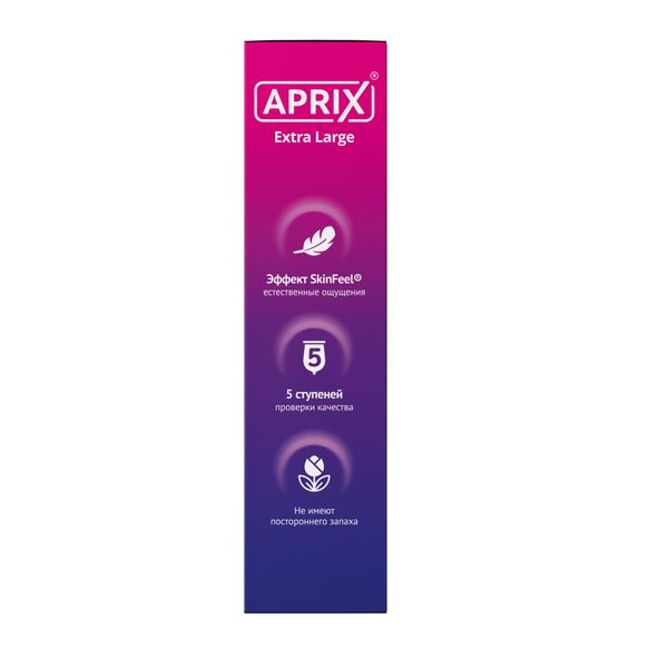 Презервативы экстра большие Extra large Aprix/Априкс 12шт фото №4 Презервативы экстра большие Extra large Aprix/Априкс 12шт фото №4