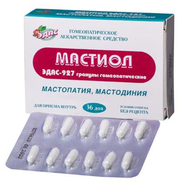 Эдас-927 Мастиол гранулы гомеопатические 36доз фото №3 Эдас-927 Мастиол гранулы гомеопатические 36доз фото №3