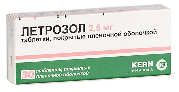 Летрозол таблетки п/о плен. 2,5мг 30шт