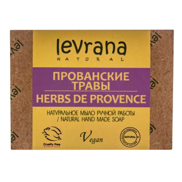 Мыло натуральное ручной работы Прованские травы Levrana/Леврана 100г