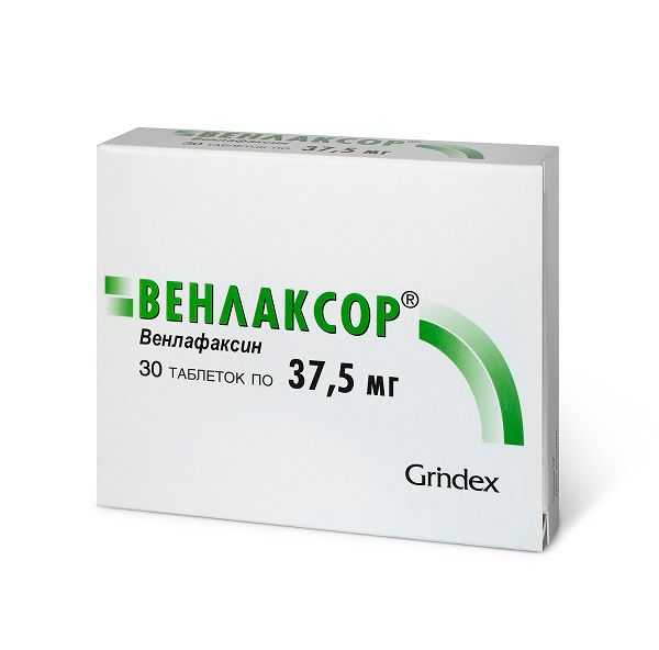 Венлаксор таблетки 37,5мг 30шт