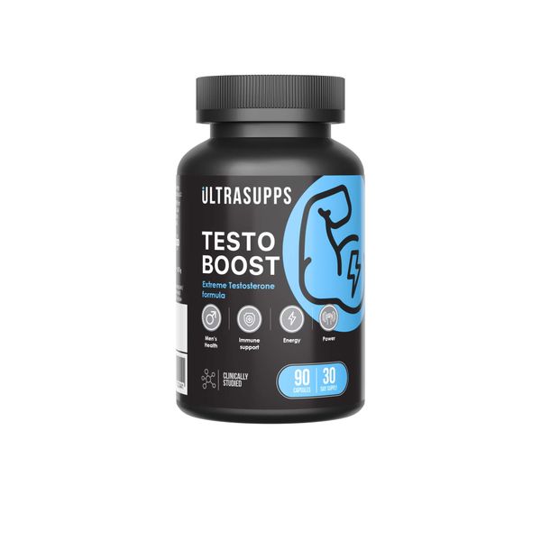 Тестобуст UltraSupps/Ультрасаппс капсулы 750мг 90шт