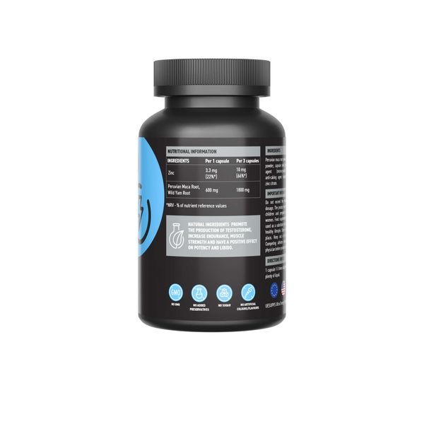 Тестобуст UltraSupps/Ультрасаппс капсулы 750мг 90шт фото №4