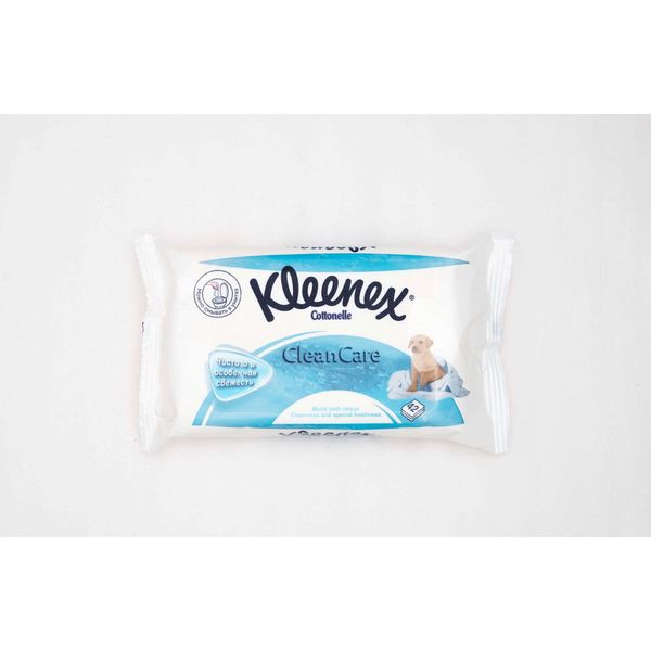 Бумага туалетная влажная Classic Clean Kleenex/Клинекс 42шт фото №2