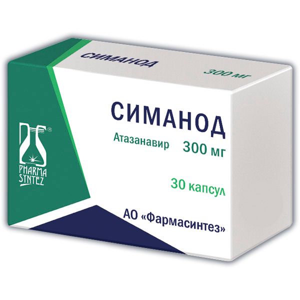 Симанод капсулы 300мг 30шт