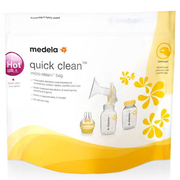 Пакеты для стерилизации в микроволновой печи Medela/Медела 5шт фото №2