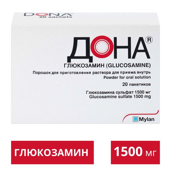 Дона порошок для приг. раствора для приема внутрь пак. 1500мг 20шт фото №3