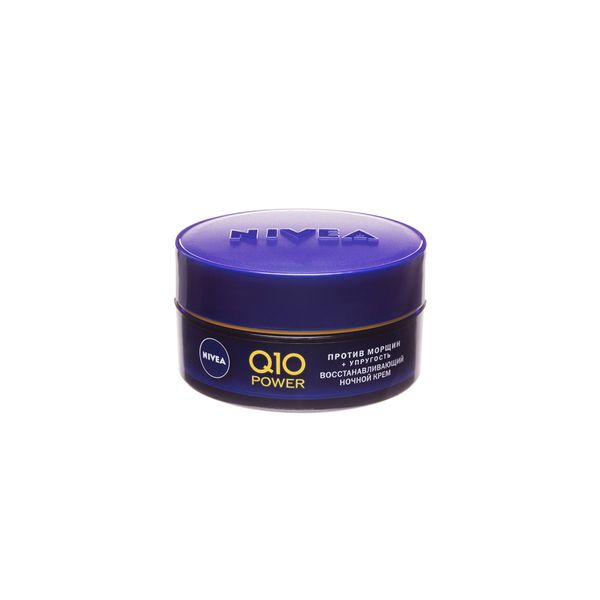 Крем против морщин увлажняющий антивозрастная программа ночной Q10 Power Nivea/Нивея 50мл