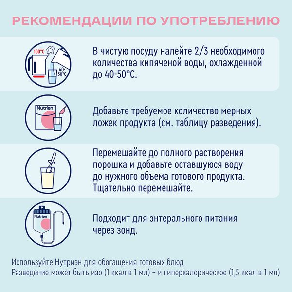 Диетическое лечебное питание сухое вкус нейтральный Standart Nutrien/Нутриэн 350г фото №5