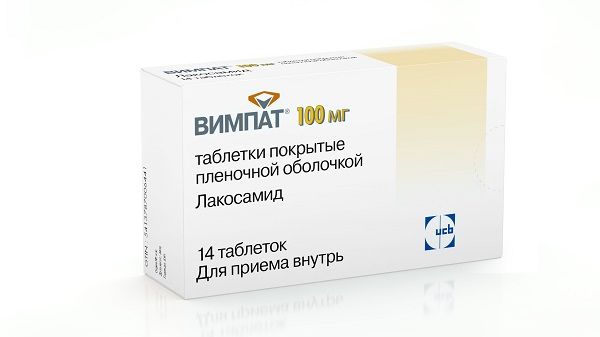 Вимпат таблетки п/о плен. 100мг 14шт
