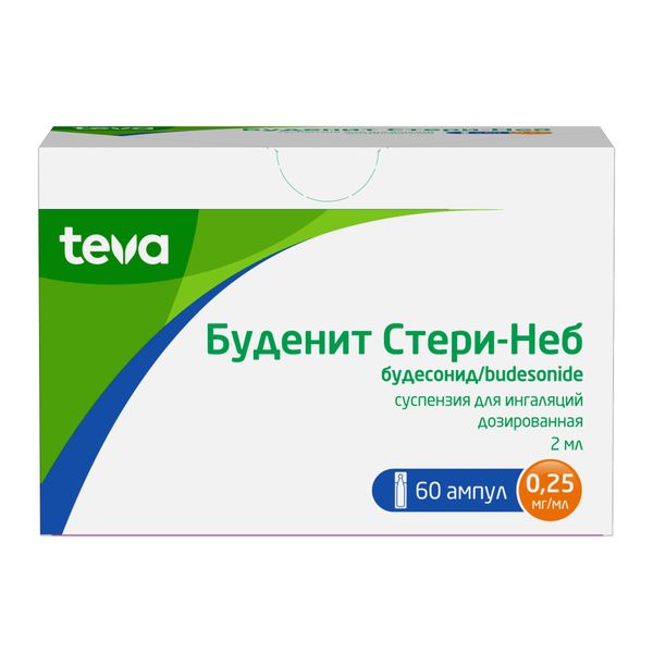 Буденит Стери-Неб сусп. д/инг. дозированная 0,25мг/мл 2мл 60шт фото №2