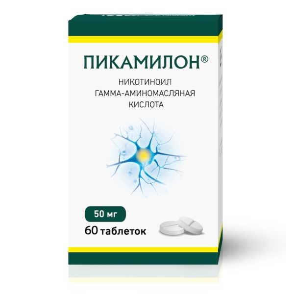 Пикамилон таблетки 50мг 60шт